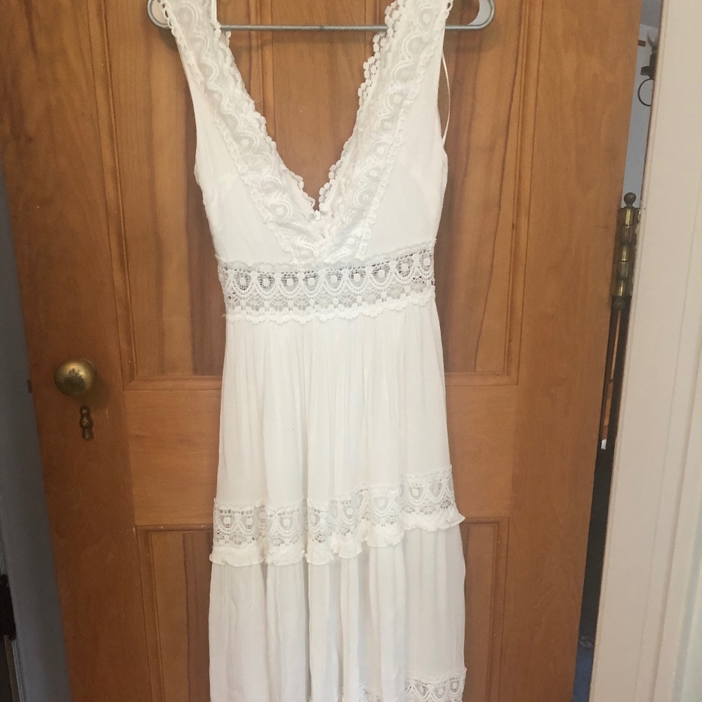 Light linen flower Lace